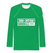 Mens Long Sleeve BJJ Rash Guard - Jiu-Jitsu 010 - Jade BJJ Exclusive Jiu-Jitsu Long Sleeve Mens Rash Guard