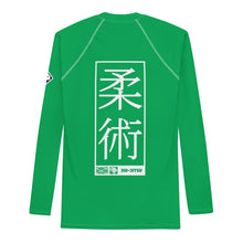 Mens Long Sleeve BJJ Rash Guard - Jiu-Jitsu 010 - Jade BJJ Exclusive Jiu-Jitsu Long Sleeve Mens Rash Guard