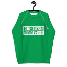 Mens Long Sleeve BJJ Rash Guard - Jiu-Jitsu 010 - Jade BJJ Exclusive Jiu-Jitsu Long Sleeve Mens Rash Guard