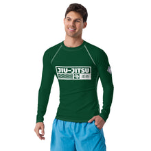Mens Long Sleeve BJJ Rash Guard - Jiu-Jitsu 011 - Sherwood Forest BJJ Exclusive Jiu-Jitsu Long Sleeve Mens Rash Guard