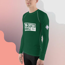 Mens Long Sleeve BJJ Rash Guard - Jiu-Jitsu 011 - Sherwood Forest BJJ Exclusive Jiu-Jitsu Long Sleeve Mens Rash Guard