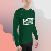 Mens Long Sleeve BJJ Rash Guard - Jiu-Jitsu 011 - Sherwood Forest BJJ Exclusive Jiu-Jitsu Long Sleeve Mens Rash Guard