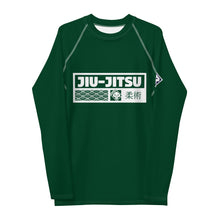 Mens Long Sleeve BJJ Rash Guard - Jiu-Jitsu 011 - Sherwood Forest BJJ Exclusive Jiu-Jitsu Long Sleeve Mens Rash Guard