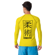 Mens Long Sleeve BJJ Rash Guard - Jiu-Jitsu 013 - Golden Sun BJJ Exclusive Jiu-Jitsu Long Sleeve Mens Rash Guard