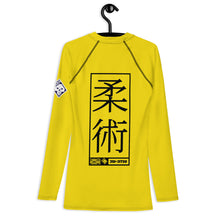 Mens Long Sleeve BJJ Rash Guard - Jiu-Jitsu 013 - Golden Sun BJJ Exclusive Jiu-Jitsu Long Sleeve Mens Rash Guard