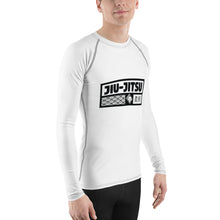 Mens Long Sleeve BJJ Rash Guard - Jiu-Jitsu 014 - Snow BJJ Exclusive Jiu-Jitsu Long Sleeve Mens Rash Guard