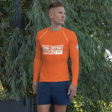 Mens Long Sleeve BJJ Rash Guard - Jiu-Jitsu 015 - Flamingo BJJ Exclusive Jiu-Jitsu Long Sleeve Mens Rash Guard