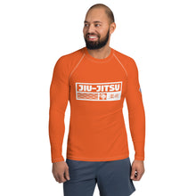 Mens Long Sleeve BJJ Rash Guard - Jiu-Jitsu 015 - Flamingo BJJ Exclusive Jiu-Jitsu Long Sleeve Mens Rash Guard