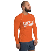 Mens Long Sleeve BJJ Rash Guard - Jiu-Jitsu 015 - Flamingo BJJ Exclusive Jiu-Jitsu Long Sleeve Mens Rash Guard