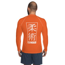 Mens Long Sleeve BJJ Rash Guard - Jiu-Jitsu 015 - Flamingo BJJ Exclusive Jiu-Jitsu Long Sleeve Mens Rash Guard