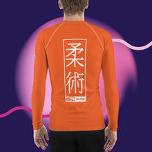 Mens Long Sleeve BJJ Rash Guard - Jiu-Jitsu 015 - Flamingo BJJ Exclusive Jiu-Jitsu Long Sleeve Mens Rash Guard