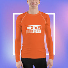 Mens Long Sleeve BJJ Rash Guard - Jiu-Jitsu 015 - Flamingo BJJ Exclusive Jiu-Jitsu Long Sleeve Mens Rash Guard
