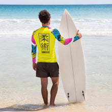 Mens Long Sleeve BJJ Rash Guard - Jiu-Jitsu 016 - Mt Fuji 001 Exclusive Jiu-Jitsu Long Sleeve Mens Mt Fuji No Gi Rash Guard