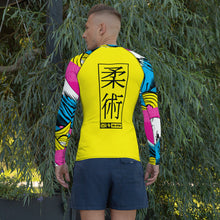 Mens Long Sleeve BJJ Rash Guard - Jiu-Jitsu 016 - Mt Fuji 001 Exclusive Jiu-Jitsu Long Sleeve Mens Mt Fuji No Gi Rash Guard