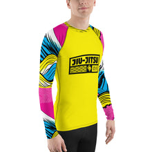 Mens Long Sleeve BJJ Rash Guard - Jiu-Jitsu 016 - Mt Fuji 001 Exclusive Jiu-Jitsu Long Sleeve Mens Mt Fuji No Gi Rash Guard