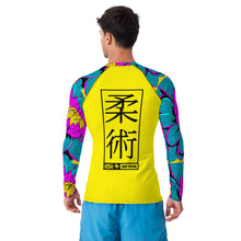 Mens Long Sleeve BJJ Rash Guard - Jiu-Jitsu 017 - Dahlia 001 BJJ Exclusive Jiu-Jitsu Long Sleeve Mens Rash Guard