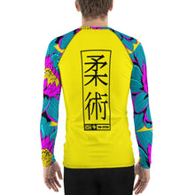 Mens Long Sleeve BJJ Rash Guard - Jiu-Jitsu 017 - Dahlia 001 BJJ Exclusive Jiu-Jitsu Long Sleeve Mens Rash Guard