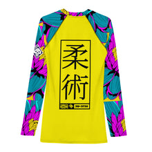 Mens Long Sleeve BJJ Rash Guard - Jiu-Jitsu 017 - Dahlia 001 BJJ Exclusive Jiu-Jitsu Long Sleeve Mens Rash Guard