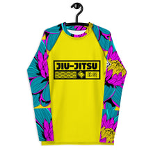 Mens Long Sleeve BJJ Rash Guard - Jiu-Jitsu 017 - Dahlia 001 BJJ Exclusive Jiu-Jitsu Long Sleeve Mens Rash Guard