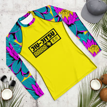 Mens Long Sleeve BJJ Rash Guard - Jiu-Jitsu 017 - Dahlia 001 BJJ Exclusive Jiu-Jitsu Long Sleeve Mens Rash Guard