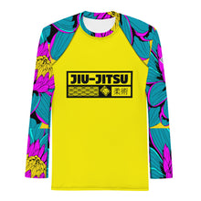 Mens Long Sleeve BJJ Rash Guard - Jiu-Jitsu 017 - Dahlia 001 BJJ Exclusive Jiu-Jitsu Long Sleeve Mens Rash Guard