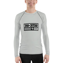 Mens Long Sleeve BJJ Rash Guard - Jiu-Jitsu 025 - Smoke Exclusive Jiu-Jitsu Long Sleeve Mens Rash Guard