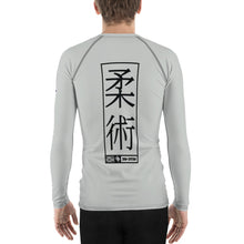 Mens Long Sleeve BJJ Rash Guard - Jiu-Jitsu 025 - Smoke Exclusive Jiu-Jitsu Long Sleeve Mens Rash Guard
