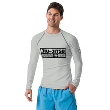 Mens Long Sleeve BJJ Rash Guard - Jiu-Jitsu 025 - Smoke Exclusive Jiu-Jitsu Long Sleeve Mens Rash Guard