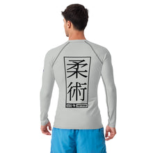 Mens Long Sleeve BJJ Rash Guard - Jiu-Jitsu 025 - Smoke Exclusive Jiu-Jitsu Long Sleeve Mens Rash Guard