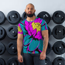 Men's Pop Art BJJ Short Sleeve Rash Guard: Roy Lichtenstein Dahlia Print for High-Intensity Training 001 Dahlia Exclusive Fitness Flower Mens Rash Guard Running Short Sleeve Swimwear Tees Yoga