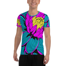 Men's Pop Art BJJ Short Sleeve Rash Guard: Roy Lichtenstein Dahlia Print for High-Intensity Training 001 Dahlia Exclusive Fitness Flower Mens Rash Guard Running Short Sleeve Swimwear Tees Yoga
