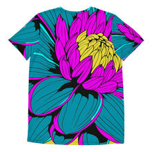 Men's Pop Art BJJ Short Sleeve Rash Guard: Roy Lichtenstein Dahlia Print for High-Intensity Training 001 Dahlia Exclusive Fitness Flower Mens Rash Guard Running Short Sleeve Swimwear Tees Yoga