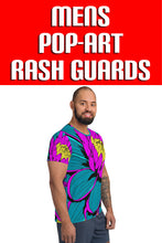 Men's Pop Art BJJ Short Sleeve Rash Guard: Roy Lichtenstein Dahlia Print for High-Intensity Training 001 Dahlia Exclusive Fitness Flower Mens Rash Guard Running Short Sleeve Swimwear Tees Yoga