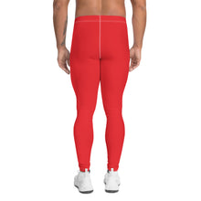 Men's Urban Fitness: Solid Color Athletic Leggings - Scarlet Exclusive Leggings Mens Pants Solid Color trousers