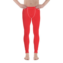 Men's Urban Fitness: Solid Color Athletic Leggings - Scarlet Exclusive Leggings Mens Pants Solid Color trousers