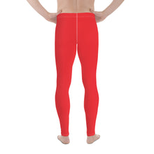 Men's Urban Fitness: Solid Color Athletic Leggings - Scarlet Exclusive Leggings Mens Pants Solid Color trousers