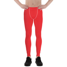 Men's Urban Fitness: Solid Color Athletic Leggings - Scarlet Exclusive Leggings Mens Pants Solid Color trousers