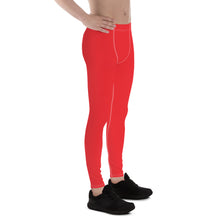 Men's Urban Fitness: Solid Color Athletic Leggings - Scarlet Exclusive Leggings Mens Pants Solid Color trousers