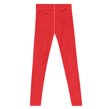 Men's Urban Fitness: Solid Color Athletic Leggings - Scarlet Exclusive Leggings Mens Pants Solid Color trousers