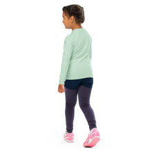 Mini Fashion Icon: Girls' Long Sleeve Solid Color Rash Guard - Surf Crest Exclusive Girls Kids Long Sleeve Rash Guard Solid Color Swimwear