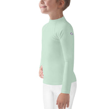 Mini Fashion Icon: Girls' Long Sleeve Solid Color Rash Guard - Surf Crest Exclusive Girls Kids Long Sleeve Rash Guard Solid Color Swimwear