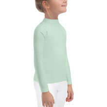 Mini Fashion Icon: Girls' Long Sleeve Solid Color Rash Guard - Surf Crest Exclusive Girls Kids Long Sleeve Rash Guard Solid Color Swimwear