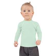 Mini Fashion Icon: Girls' Long Sleeve Solid Color Rash Guard - Surf Crest Exclusive Girls Kids Long Sleeve Rash Guard Solid Color Swimwear