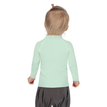 Mini Fashion Icon: Girls' Long Sleeve Solid Color Rash Guard - Surf Crest Exclusive Girls Kids Long Sleeve Rash Guard Solid Color Swimwear