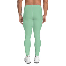 Modern Classic: Men's Solid Color Yoga Pants Leggings - Vista Blue Exclusive Leggings Mens Pants Solid Color trousers