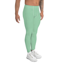 Modern Classic: Men's Solid Color Yoga Pants Leggings - Vista Blue Exclusive Leggings Mens Pants Solid Color trousers
