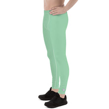 Modern Classic: Men's Solid Color Yoga Pants Leggings - Vista Blue Exclusive Leggings Mens Pants Solid Color trousers