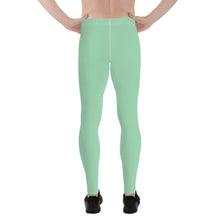 Modern Classic: Men's Solid Color Yoga Pants Leggings - Vista Blue Exclusive Leggings Mens Pants Solid Color trousers