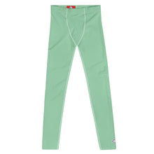 Modern Classic: Men's Solid Color Yoga Pants Leggings - Vista Blue Exclusive Leggings Mens Pants Solid Color trousers