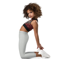 Move in Style: Solid Color Leggings for Girls' Playtime - Smoke Exclusive Girls Kids Leggings Solid Color